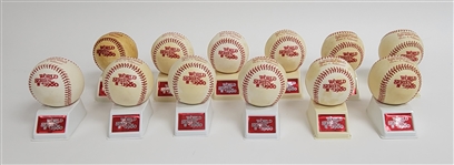 Lot of (12) 1980 Rawlings Official World Series Baseballs