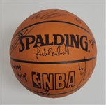2004 NBA All-Stars Autographed Spalding Basketball w/ Kobe Beckett LOA