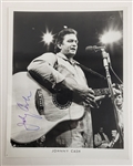Johnny Cash Autographed 8x10 Photo w/ Beckett LOA