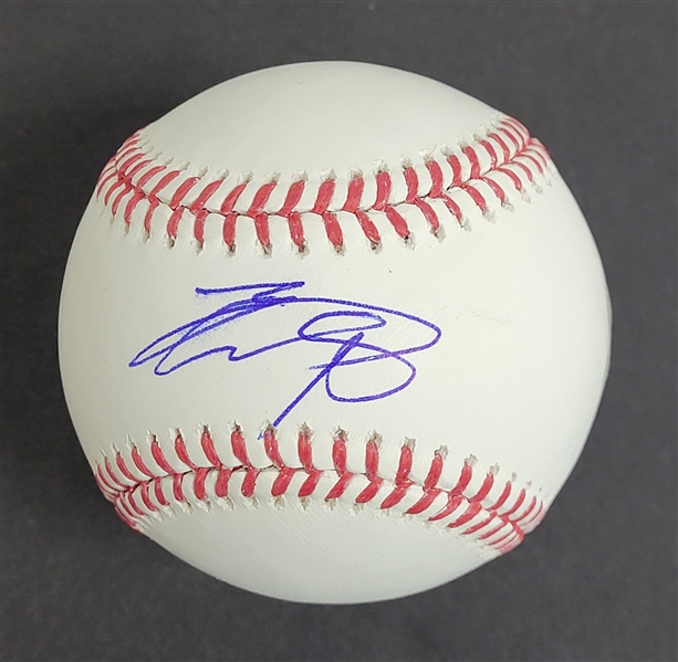 Shohei Ohtani Autographed Full Name OML Baseball MLB & Fanatics