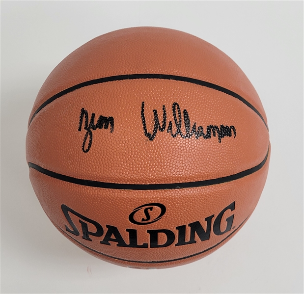 Zion Williamson Autographed Spalding NBA Basketball *Full Name Signature*