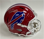Josh Allen Autographed Buffalo Bills Full Size Replica Helmet w/ Beckett Authentication