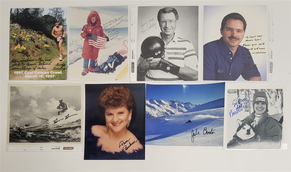Lot of 34 Miscellaneous Sports Autographed 8x10 Photos w/ Detailed Letter of Provenance