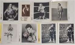 Lot of 22 Boxing Autographed 8x10 Photos w/ Detailed Letter of Provenance 