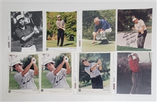 Lot of 26 Golfers Autographed 8x10 Photos w/ Detailed Letter of Provenance
