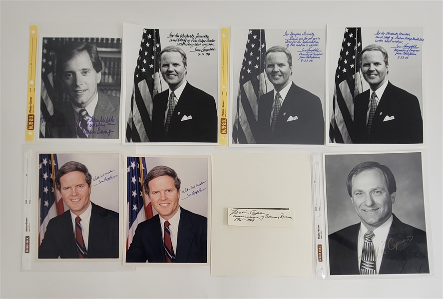 Lot of 49 Political Office Related Autographed 8x10 Photos w/ Detailed Letter of Provenance