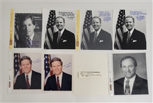 Lot of 49 Political Office Related Autographed 8x10 Photos w/ Detailed Letter of Provenance