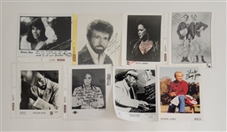 Lot of 17 Singers & Musicians Autographed 8x10 Photos w/ Detailed Letter of Provenance