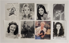Lot of 13 Actresses & Models Autographed 8x10 Photos w/ Detailed Letter of Provenance