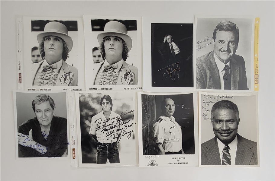 Lot of 22 Actors Autographed 8x10 Photos w/ Detailed Letter of Provenance