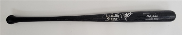 Kirby Puckett c. 1995 Minnesota Twins Game Used & Autographed Bat w/ Beckett & PSA/DNA John Taube LOAs
