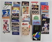 Complete Set of 1990 Baseball Media Guides