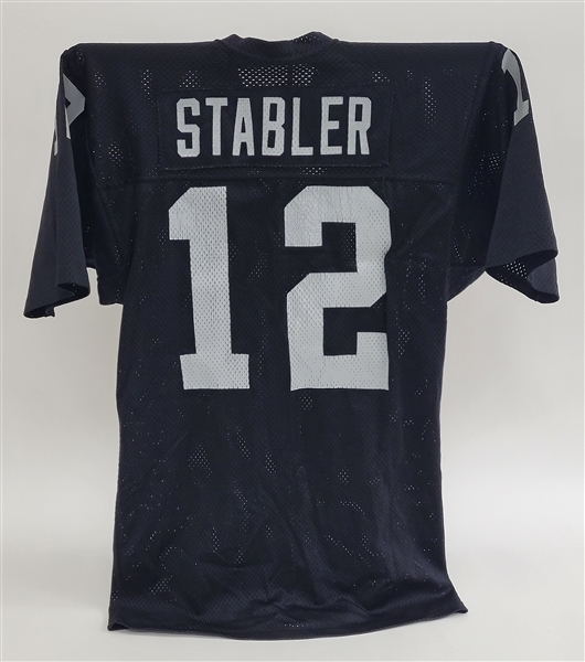 Ken Stabler Late 1970s Oakland Raiders Team Issued Jersey w/ Dave Miedema LOA