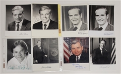 Lot of 33 Senators Autographed 8x10 Photos w/ Letter of Provenance