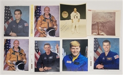 Lot of 28 Astronauts Autographed 8x10 Photos w/ Letter of Provenance