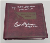 Bert Blyleven 1984 Baseball Card Collection Signed w/Blyleven Signed Letter of Provenance 