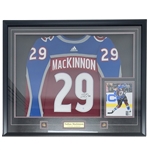 Nathan MacKinnon Autographed & Framed Colorado Avalanche Jersey