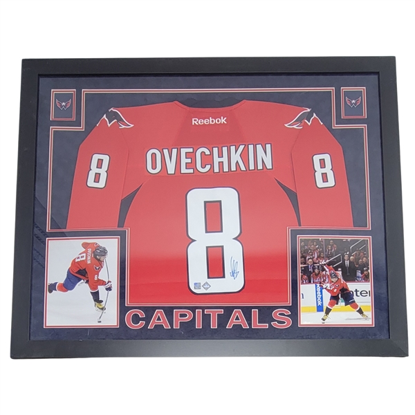Alexander Ovechkin Autographed & Framed Washington Capitals Jersey