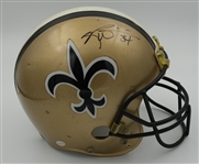 Ricky Williams Autographed New Orleans Saints c. 1985 Game Used Helmet