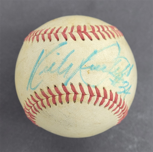 Kirby Puckett Autographed OML Baseball w/ Beckett LOA