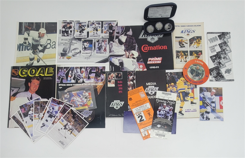 Los Angeles Kings Collection w/ Media Guides & More