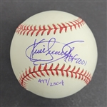 Kirby Puckett Autographed & HOF Inscribed OAL Baseball LE #497/2304 w/ Beckett LOA