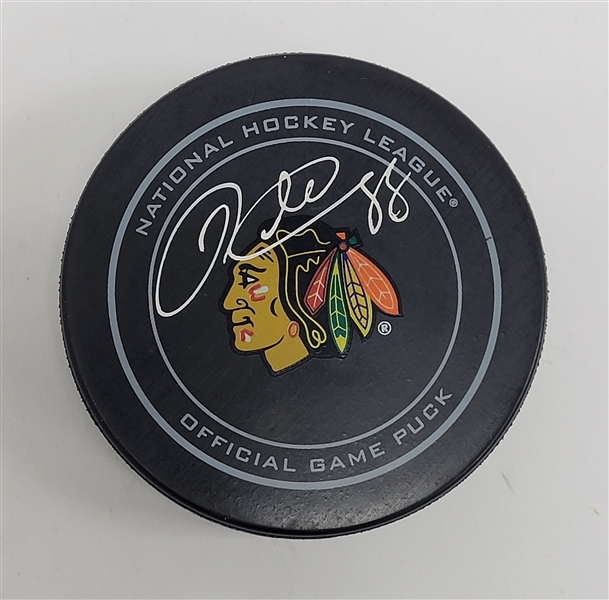 Patrick Kane Autographed Chicago Blackhawks Hockey Puck