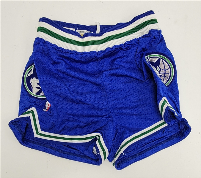 1989 Minnesota Timberwolves Game Used Inaugural Season Shorts