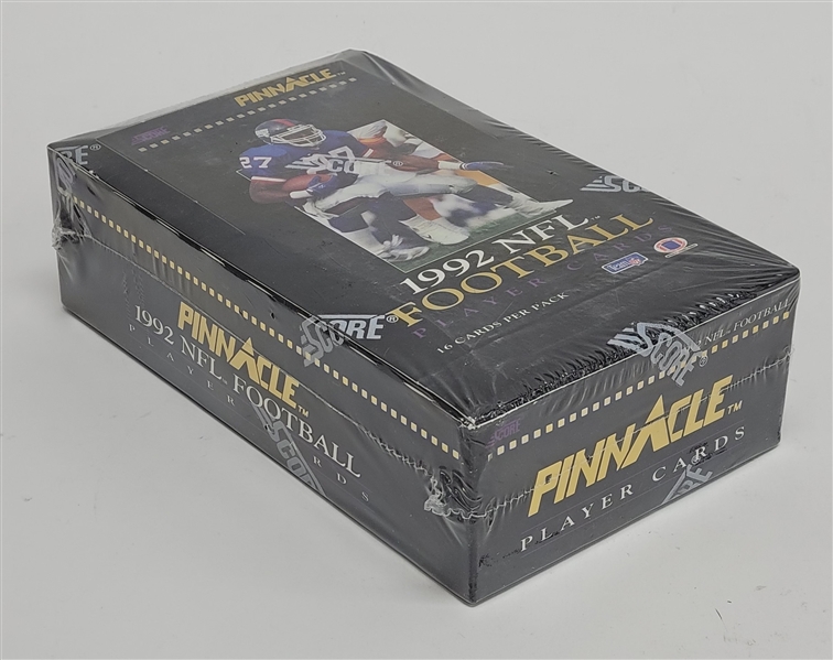 Factory Sealed 1992 NFL Pinnacle Wax Box