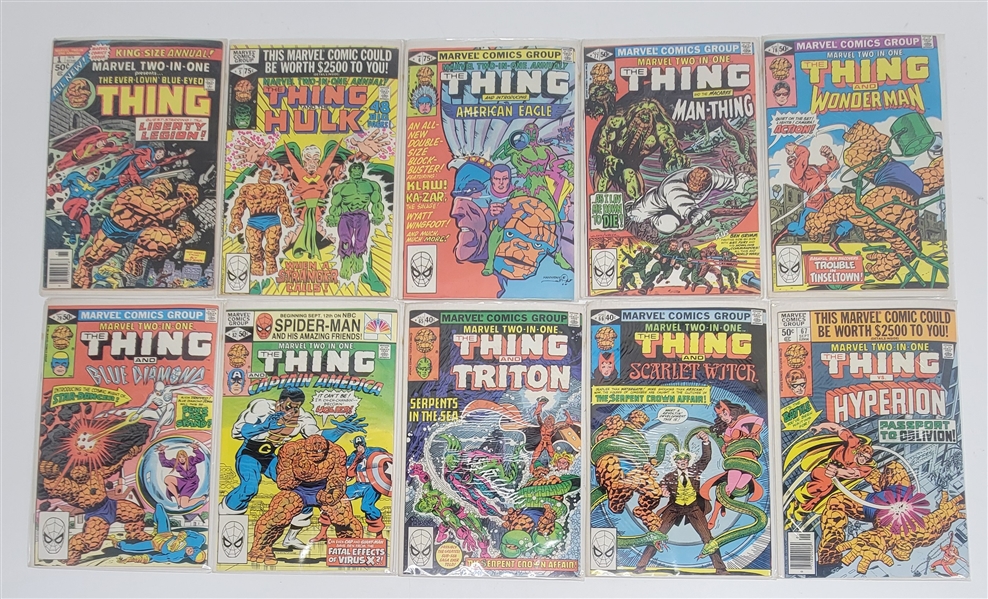 "The Thing" Vintage Comic Book Collection (13)