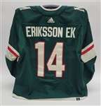 Joel Eriksson Ek 2021-22 Minnesota Wild Game Used Jersey
