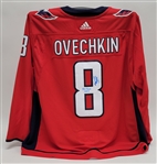 Alexander Ovechkin Autographed & Inscribed "500 Goal" Washington Capitals Authentic Jersey JSA