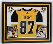 Sidney Crosby Autographed & Framed Pittsburgh Penguins Jersey