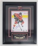 Johnny Gaudreau Autographed & Framed 8x10 Photo Display