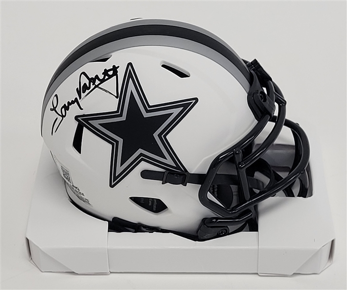 Tony Dorsett Autographed Dallas Cowboys Lunar Eclipse Mini Helmet Beckett