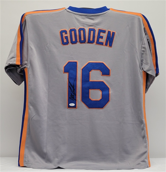 Doc Gooden Autographed 1987 New York Mets Mitchell & Ness Jersey JSA