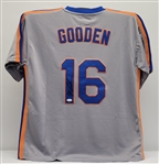 Doc Gooden Autographed 1987 New York Mets Mitchell & Ness Jersey JSA