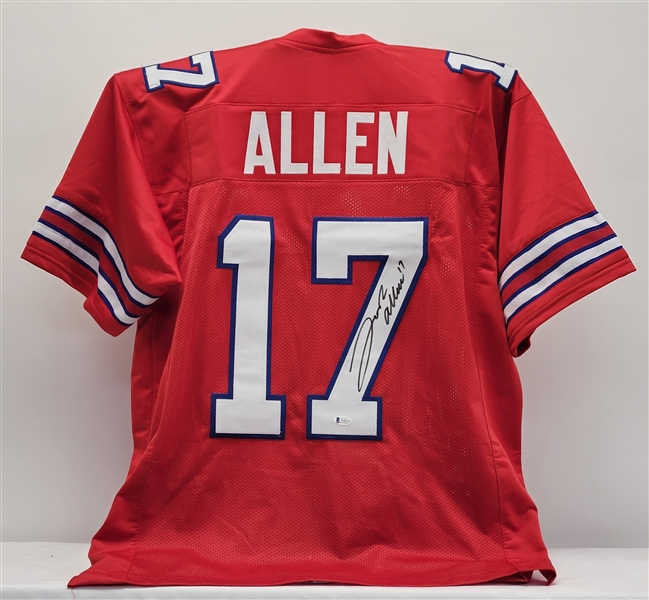 Josh Allen Autographed Custom Jersey Beckett