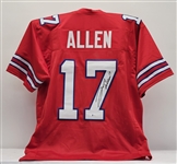 Josh Allen Autographed Custom Jersey Beckett