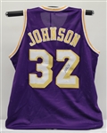 Magic Johnson Autographed Custom Jersey JSA