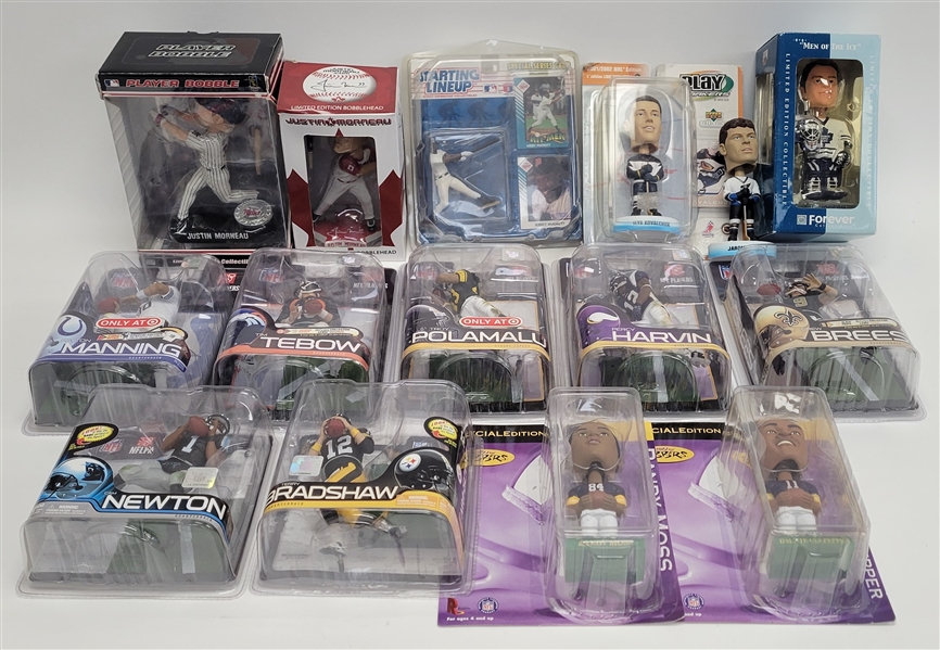 Lot of 15 Sports Figurines & Bobbleheads