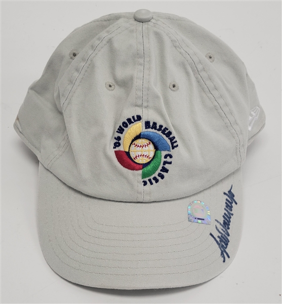 Fernando Valenzuela Autographed 2006 WBC Hat MLB