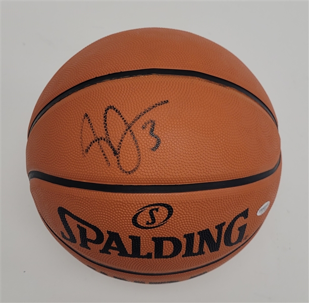 Anthony Davis Autographed Spalding Basketball w/ Beckett LOA