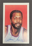 Earl Monroe Autographed Postcard