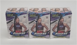 Lot of 3 Factory Sealed 2021 Topps Finest WWE Blaster Boxes