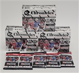 Lot of 8 Factory Sealed 2021 Panini Chronicles Football Mega Boxes & Packs