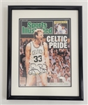 Larry Bird Autographed & Framed Sports Illustrated Cover UDA