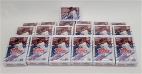 Collection of Factory Sealed 2021 Topps Baseball Update Series Hanger Boxes & 1 Blaster Box