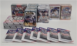 Collection of Factory Sealed 2021 Baseball Card Boxes & Packs