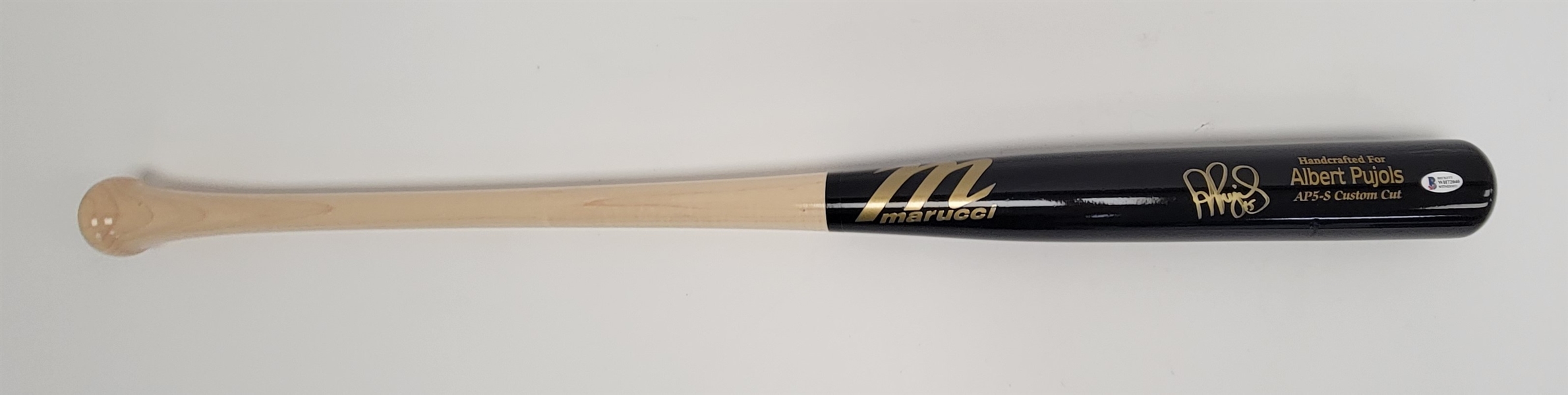 Albert Pujols Autographed Marucci Bat Beckett